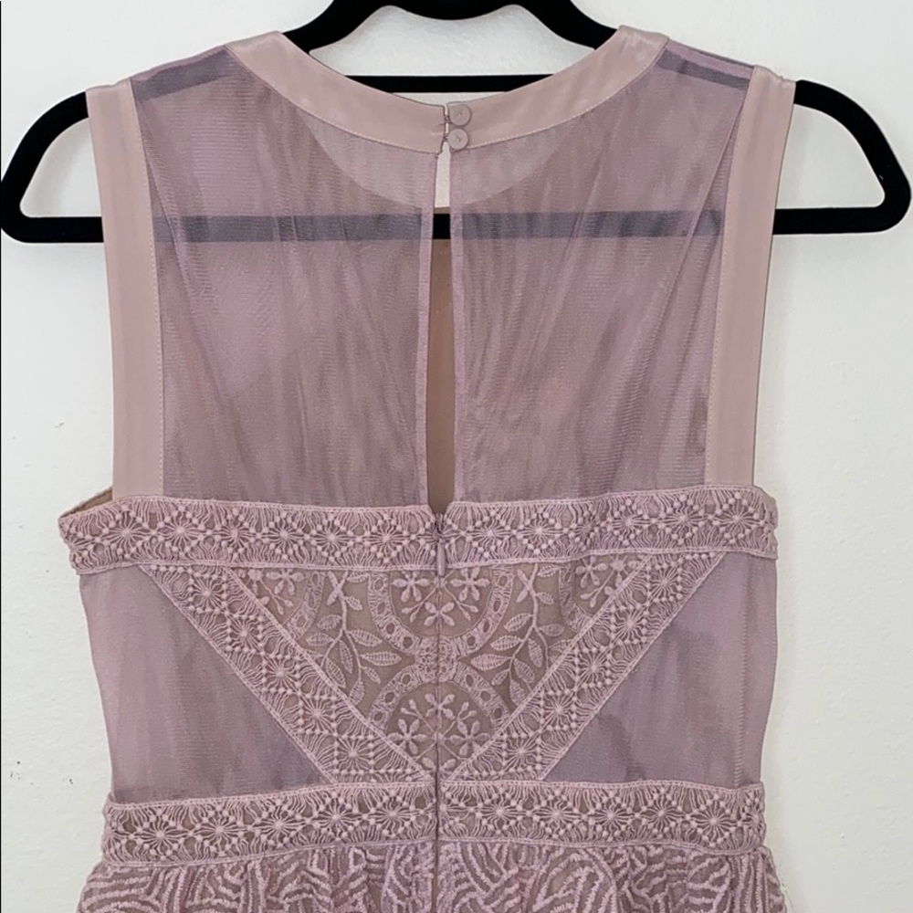 BCBGMaxAzria Lavender & Lace Cocktail Dress - Picture 4 of 4